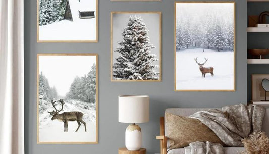 6 gode ideer til hvordan du lager det koselig med juleplakater - Plakatbar.no