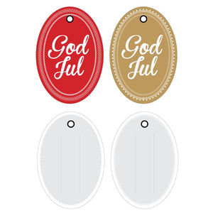 Merkelapper til julegaver - 04 - 6 stk