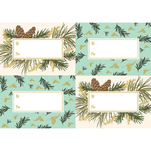 JULEMERKELAPPER 03, SELVKLEBENDE