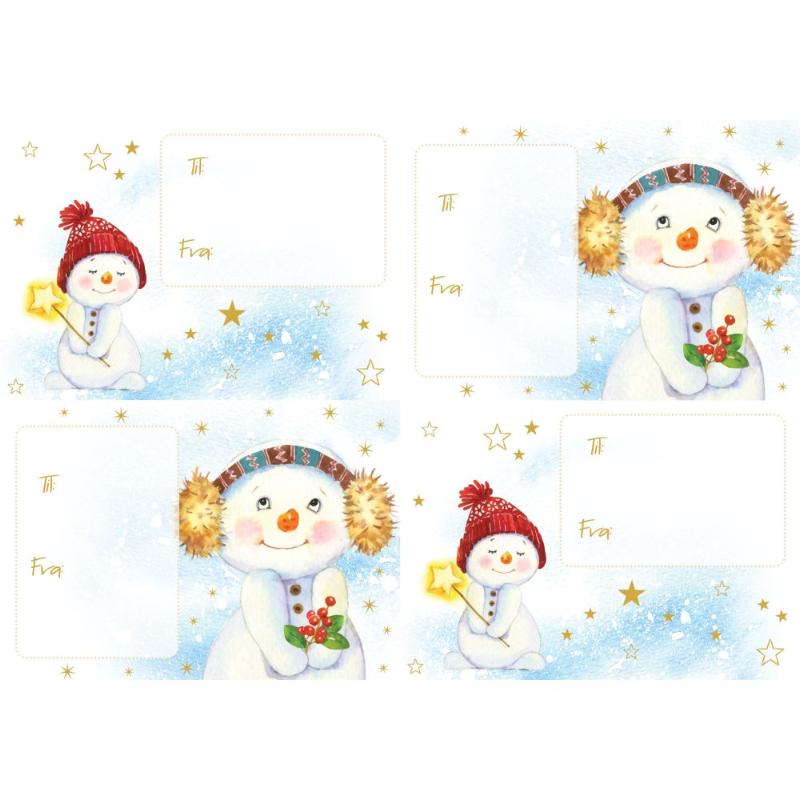 JULEMERKELAPPER 06, SELVKLEBENDE