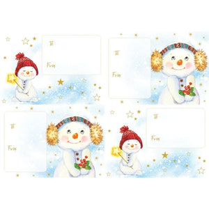 JULEMERKELAPPER 06, SELVKLEBENDE