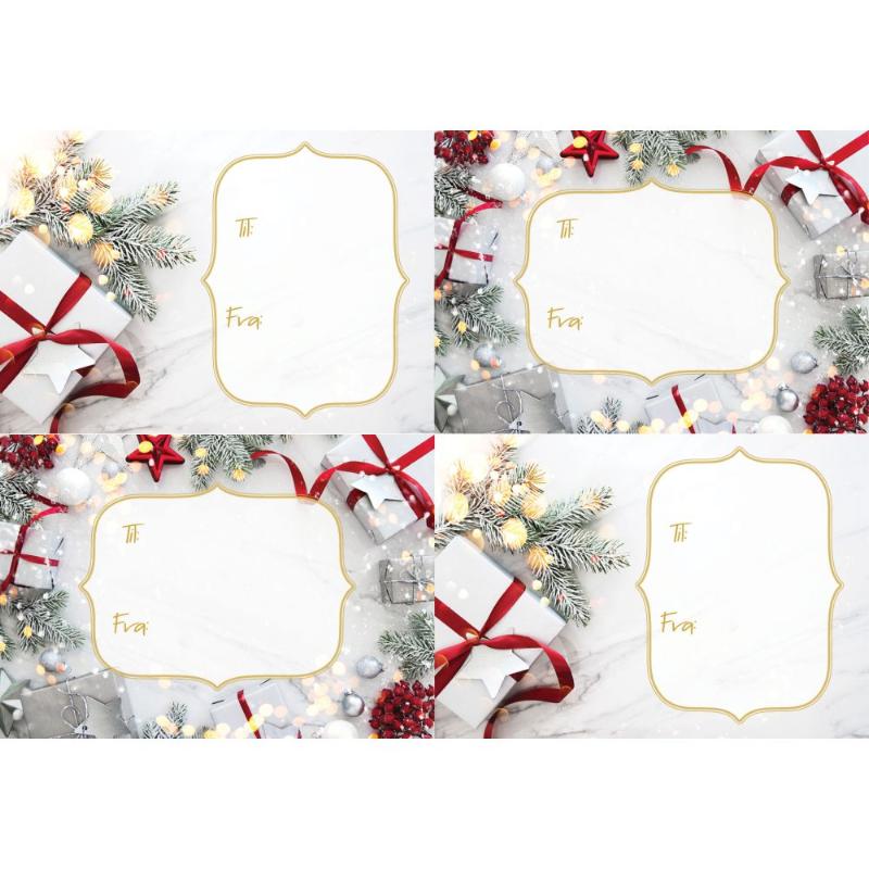 JULEMERKELAPPER 09, SELVKLEBENDE