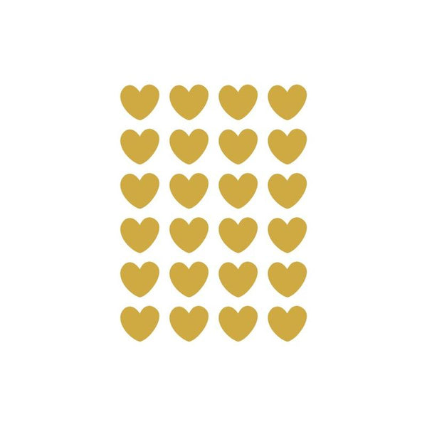 EKSKLUSIVE JULEKLISTREMERKER - GULL HJERTER