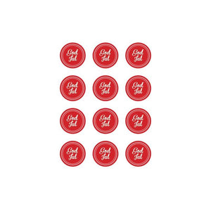 EKSKLUSIVE JULEKLISTREMERKER - GOD JUL STEMPEL