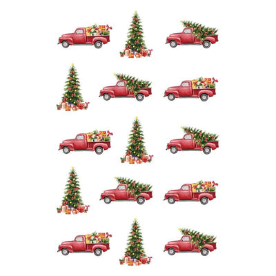 EKSKLUSIVE JULEKLISTREMERKER- Biler og juletrær