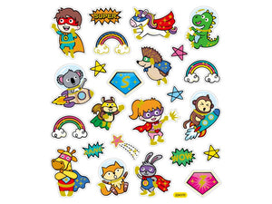 Superhelt stickers - Klistremerker