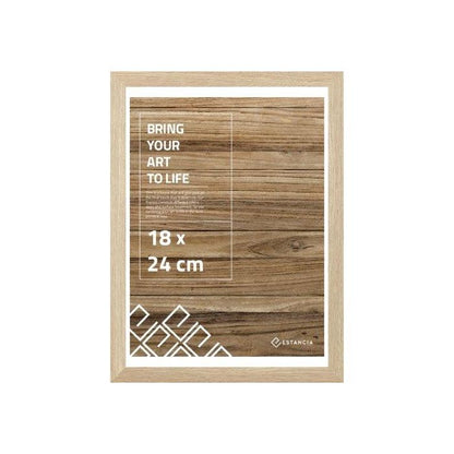 Stilren ramme med glass