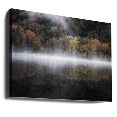 The mystical pond in the autumn 3