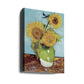Vase With Three Sunflowers