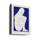 Sitting Woman Blue