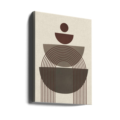 Brown Geometrical Shape Study