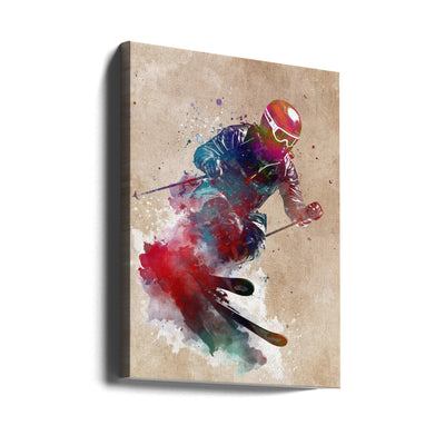 Ski sport art 1