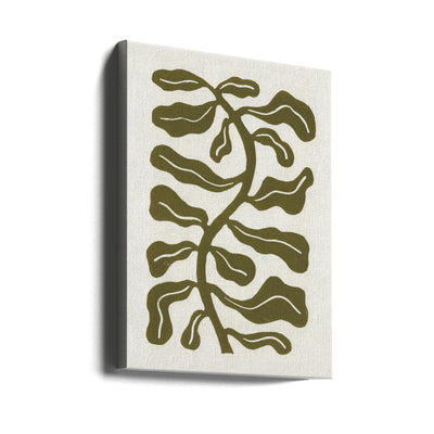 Wind Kissed Plant / Olive Green