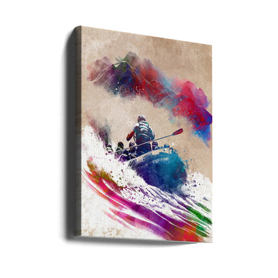 Sport Boats Rafting Art