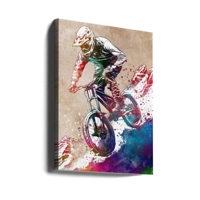 MTB Biker Art Cycling Sport 4