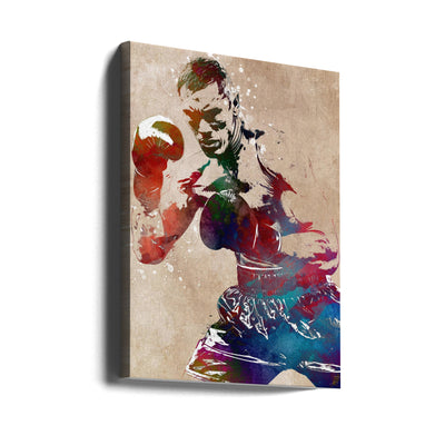 Boxing sport art