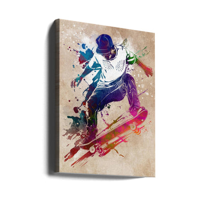 Skateboard sport art