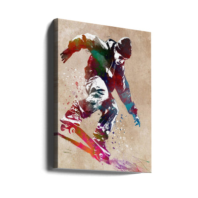 Skateboard sport art