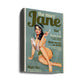 Mary Jane Retro Vintage Pinup Cannabis Art