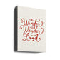 Winter Wonderland Text (green), Christmas Noël Holiday Winter Quote Typography Lettering