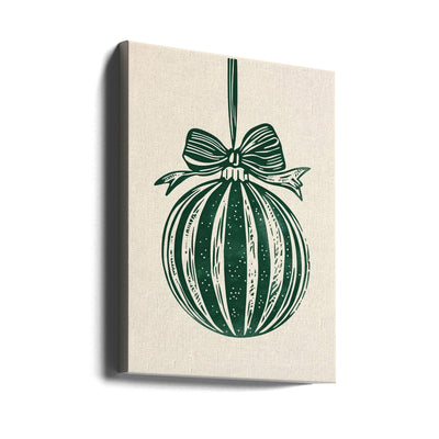 Christmas Ornament Green Illustration