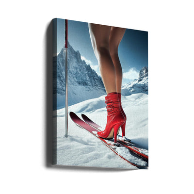 Ski Glamour High Heels