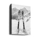 Ski Snow Alps Black and White