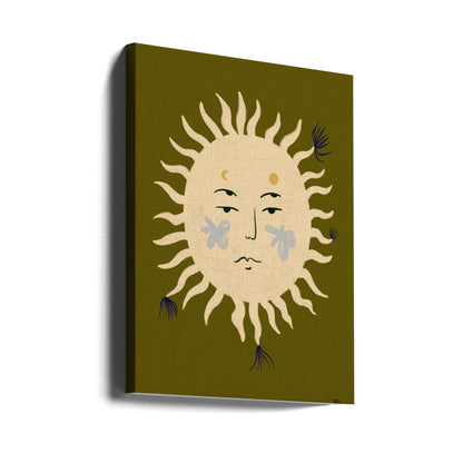 Suns Serene Face