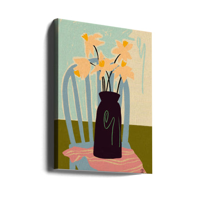 Minimalist Still Life With Flowers