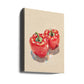 Sprudlende rød paprika