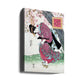 Japanese Woman and Cherry Blossom (1828) Vintage Woodblock Prints