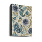 Floral Heritage paisley hazy blue pattern