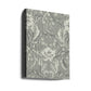 Floral Heritage Morris monochrome stripes grey pattern