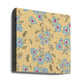 Floral Heritage bouquet vintage blue pattern