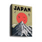 Mount Fuji Red Sun Swallows