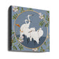 White Egrets Floral Circle