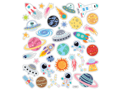 Verdensrommet- Klistremerker selvlysende