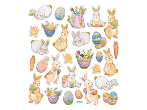 Påskeharer stickers - Klistremerker