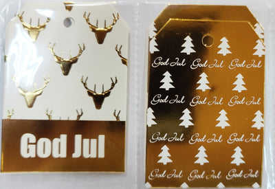 Merkelapper til julegaver - 02 - 6 stk