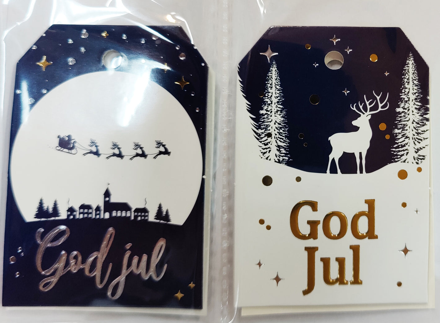 Merkelapper til julegaver - 03 - 6 stk