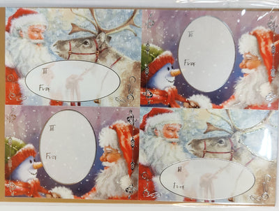 JULEMERKELAPPER 08, SELVKLEBENDE