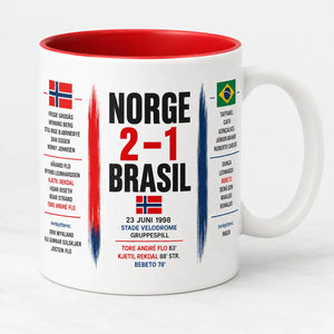 Norge slo Brasil 2–1 i 1998 – Historisk fotballkrus