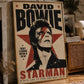 David Bowie Starman plakat – retro rockeplakat