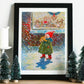 Children eating - Retro Christmas poster - Jenny Nystrøm