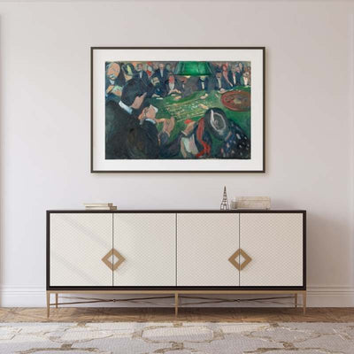 At the Roulette Table in Monte Carlo - Edvard Munch