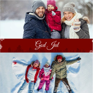 Lag personlig julekort - 10pk