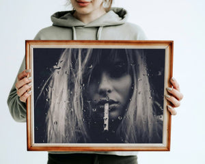 Burn smoke