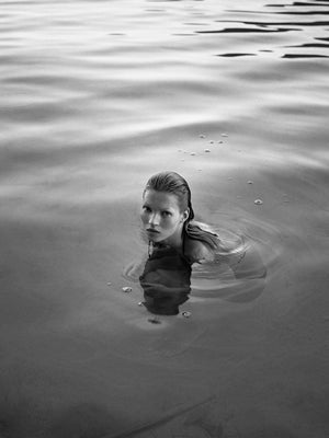 Kate Moss Swimming