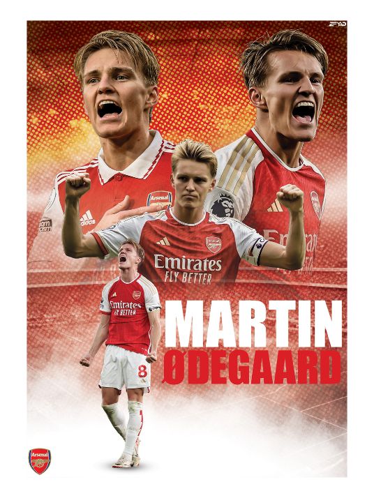 Martin Ødegaard - Poster by Zeyad