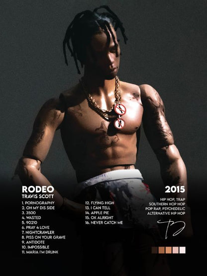 Travis Scott - Rodeo - Plakat